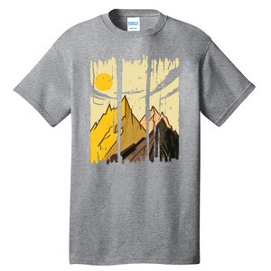 Landscape Sunset Mountain Tall T-Shirt