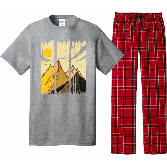 Landscape Sunset Mountain Pajama Set