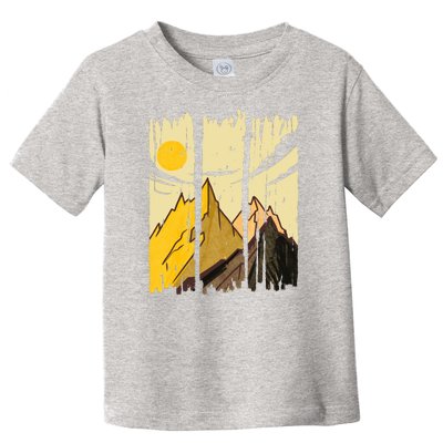 Landscape Sunset Mountain Toddler T-Shirt