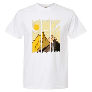 Landscape Sunset Mountain Garment-Dyed Heavyweight T-Shirt