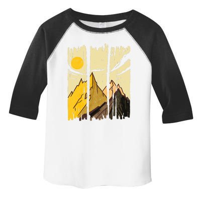 Landscape Sunset Mountain Toddler Fine Jersey T-Shirt