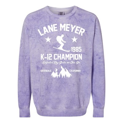 Lane Meyer 1985 K-12 Champion Colorblast Crewneck Sweatshirt