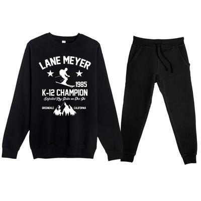 Lane Meyer 1985 K-12 Champion Premium Crewneck Sweatsuit Set