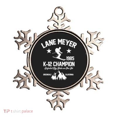 Lane Meyer 1985 K-12 Champion Metallic Star Ornament