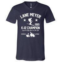 Lane Meyer 1985 K-12 Champion V-Neck T-Shirt