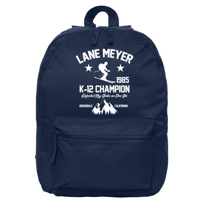 Lane Meyer 1985 K-12 Champion 16 in Basic Backpack