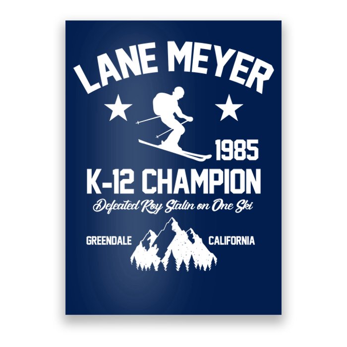 Lane Meyer 1985 K-12 Champion Poster