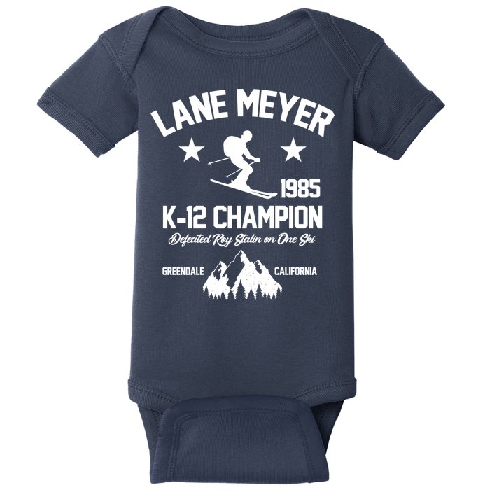 Lane Meyer 1985 K-12 Champion Baby Bodysuit