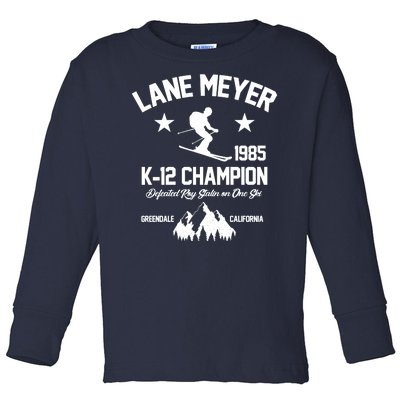 Lane Meyer 1985 K-12 Champion Toddler Long Sleeve Shirt