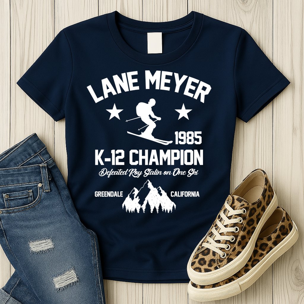 Lane Meyer 1985 K-12 Champion Womens T-Shirt