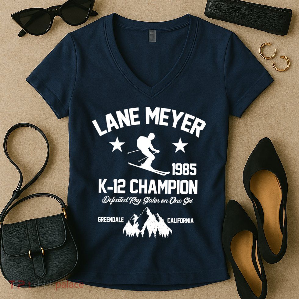 Lane Meyer 1985 K-12 Champion Women's V-Neck T-Shirt