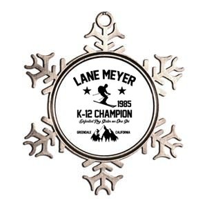 Lane Meyer 1985 K-12 Champion Metallic Star Ornament