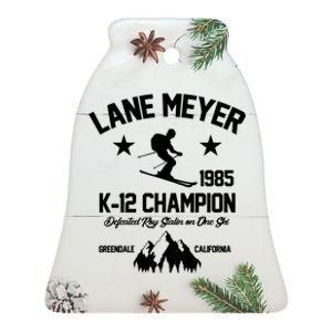 Lane Meyer 1985 K-12 Champion Ceramic Bell Ornament