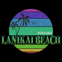Lanikai Beach Cooling Performance Crew T-Shirt