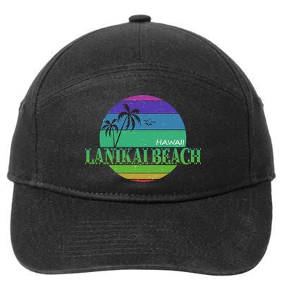 Lanikai Beach 7-Panel Snapback Hat