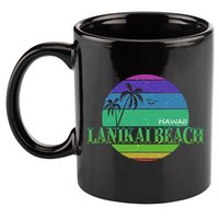 Lanikai Beach 11oz C Handle Ceramic Mug