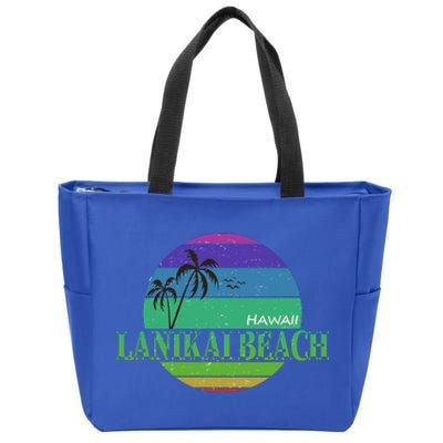 Lanikai Beach Zip Tote Bag