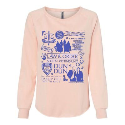 Law And Order Svu Womens California Wash Sweatshirt