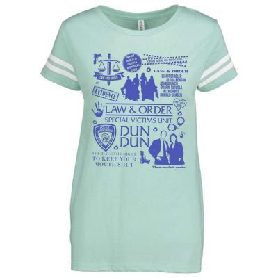 Law And Order Svu Enza Ladies Jersey Football T-Shirt