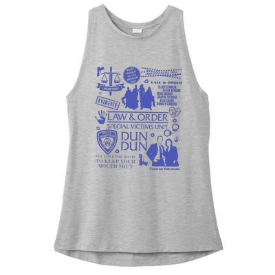 Law And Order Svu Ladies PosiCharge Tri-Blend Wicking Tank