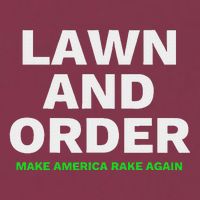 Lawn And Order. Make America Rake Again 16oz Travel Tumbler