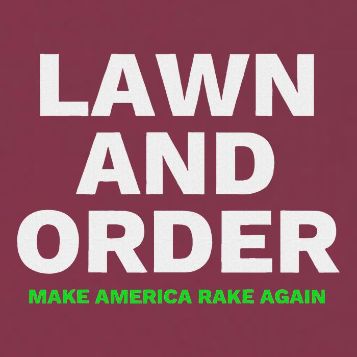 Lawn And Order. Make America Rake Again 16oz Travel Tumbler