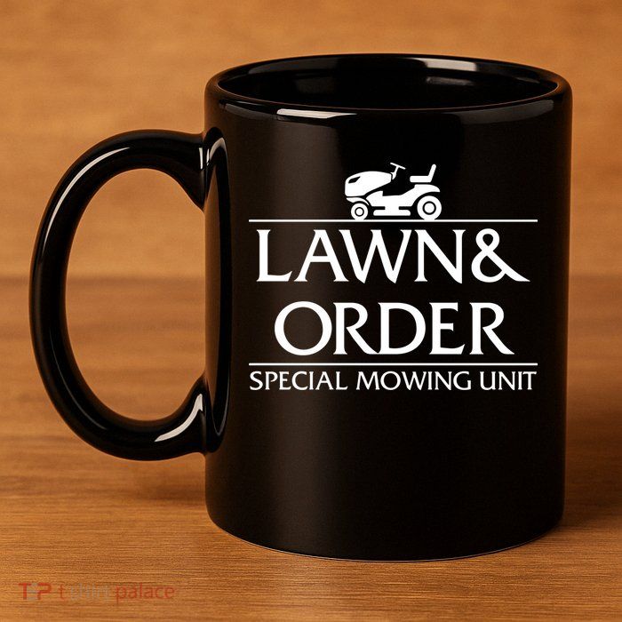 Lawn And Order 11oz C Handle Ceramic Mug