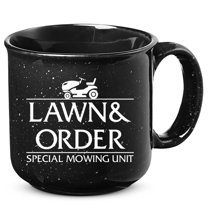 Lawn And Order 15oz Campfire Ceramic Mug
