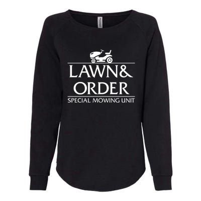 Lawn And Order Womens California Wash Sweatshirt