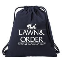 Lawn And Order Drawstring Bag