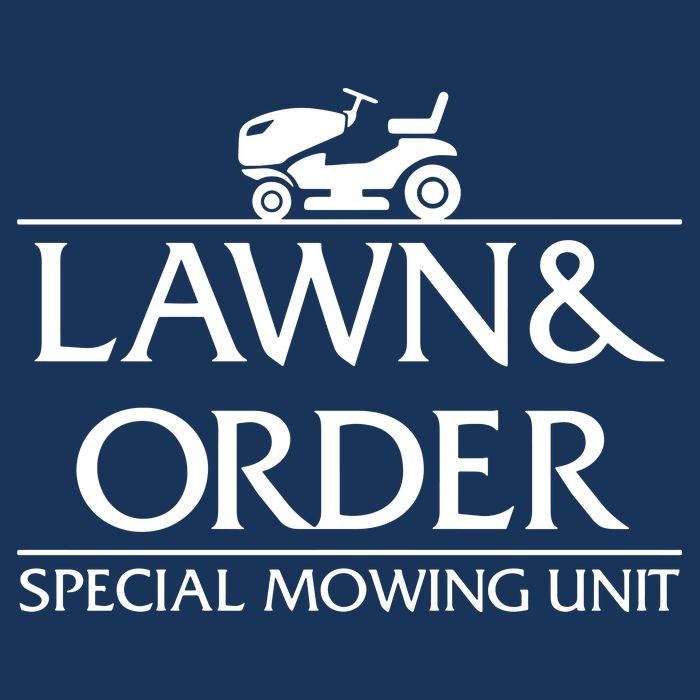 Lawn And Order Drawstring Bag
