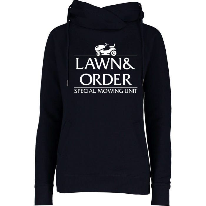 Lawn And Order Womens Funnel Neck Pullover Hood