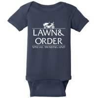 Lawn And Order Baby Bodysuit