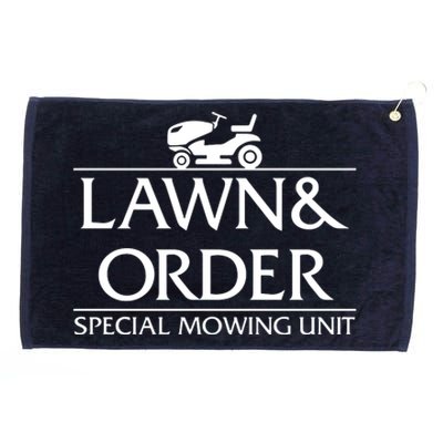 Lawn And Order Grommeted Golf Towel