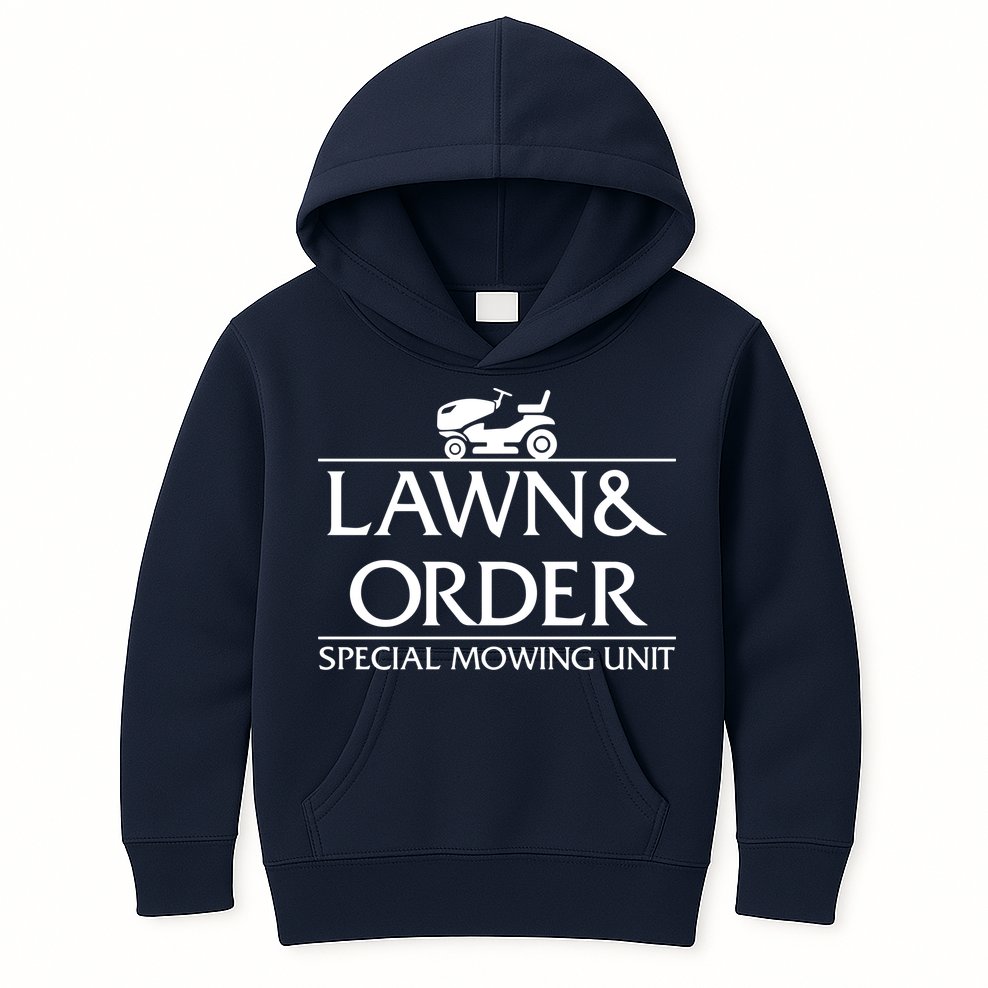 Lawn And Order Kids Hoodie