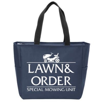 Lawn And Order Zip Tote Bag