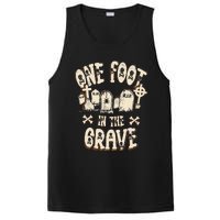 Leg Amputee One Foot In The Grave Missing Leg PosiCharge Competitor Tank