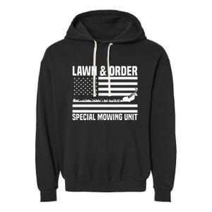 Lawn and order special mowing unit lawn mowing Garment-Dyed Fleece Hoodie