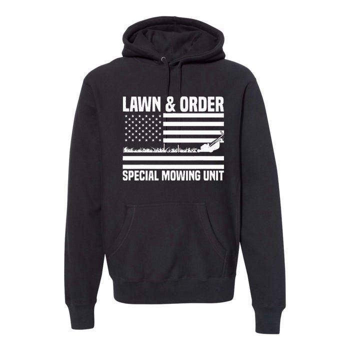 Lawn and order special mowing unit lawn mowing Premium Hoodie