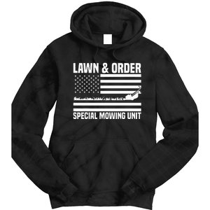 Lawn and order special mowing unit lawn mowing Tie Dye Hoodie