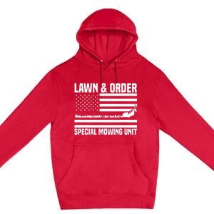 Lawn and order special mowing unit lawn mowing Premium Pullover Hoodie