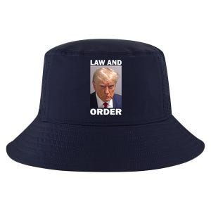 Law And Order Donald Trump Mugshot Cool Comfort Performance Bucket Hat