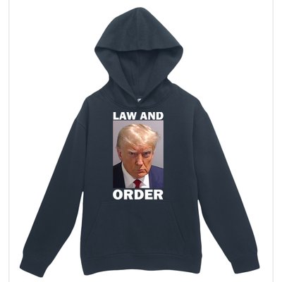 Law And Order Donald Trump Mugshot Urban Pullover Hoodie