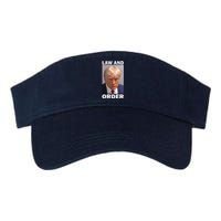 Law And Order Donald Trump Mugshot Valucap Bio-Washed Visor