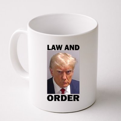 Law And Order Donald Trump Mugshot Coffee Mug