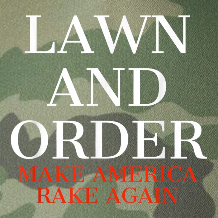 Lawn And Order - Make America Rake Again Legacy Tie Dye Trucker Hat