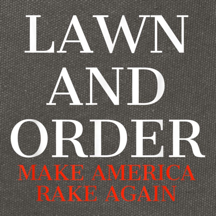 Lawn And Order - Make America Rake Again Cotton Canvas Backpack