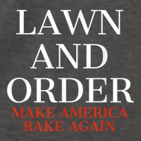 Lawn And Order - Make America Rake Again Vector Backpack