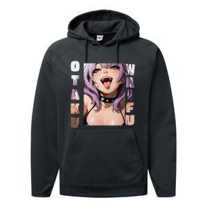 Lewd Anime Otaku Waifu Anime Manga Hentai Face Gift Performance Fleece Hoodie