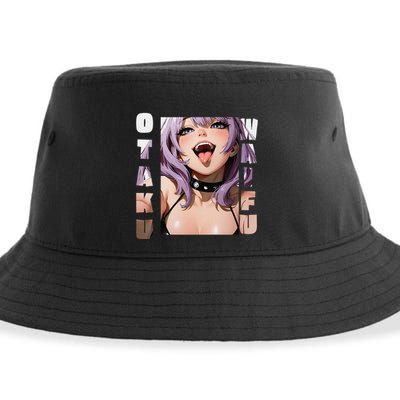 Lewd Anime Otaku Waifu Anime Manga Hentai Face Gift Sustainable Bucket Hat